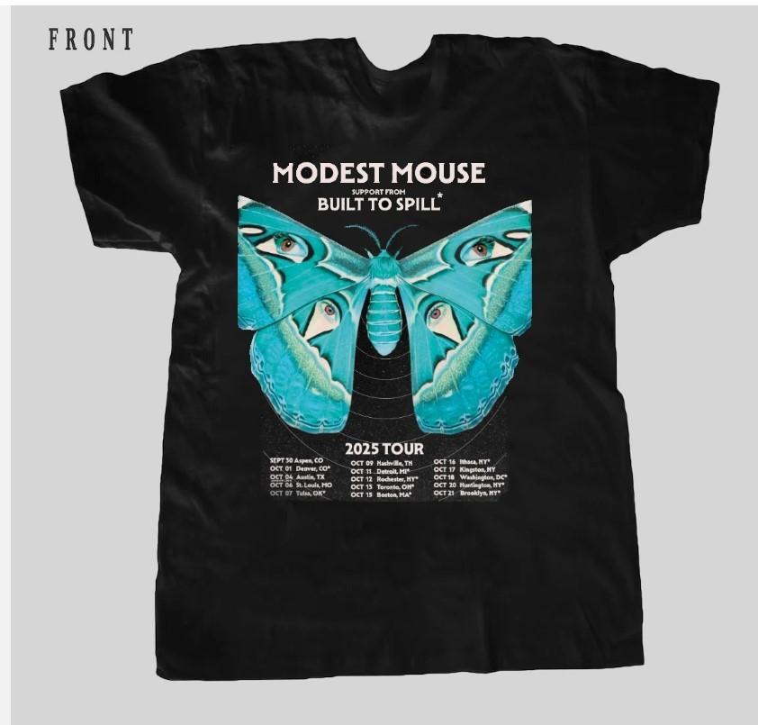 Modest Mouse On Tour Fall 2025 Gift For Fan S to 5XL T-shirt Unisex T-Shirt S