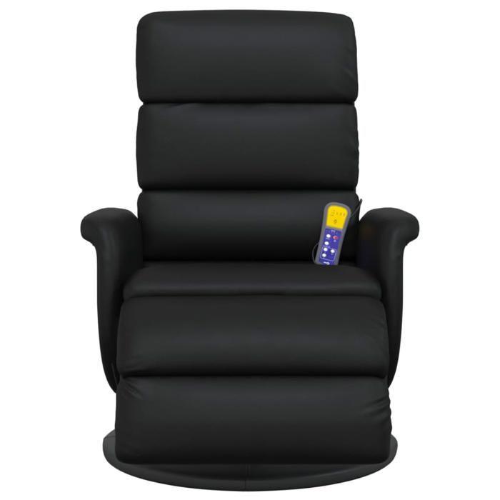 VidaXL Fauteuil Inclinable de Massage Repose-pied, Chaise de Relaxation avec Dossier, Siège avec Accoudoirs Salon, Moderne,, 356724