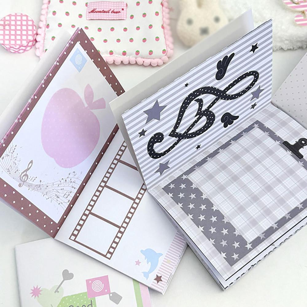 Mini Clover House Strawberry Ins Wind Set Page Collage Booklet Diary High Beauty Notebook. Color inner page
