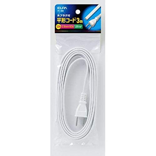 ELPA PC-30H Single P Cord Outlet Extension 125V/12A 3m