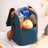 New Round Thermal Lunch Box Bag Waterproof Insulated Food Tote Kids Keep Fresh Cooler Shoulder Bags Portable Bento Storage Pouch