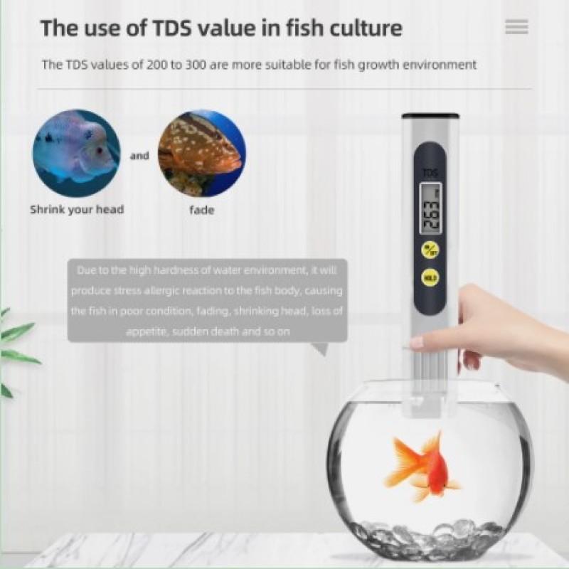 Heiß! Automatische TDS-Messgerätkalibrierung 0-990 ppm Wasserqualitätsmessgerät für Schwimmbad-Aquarium-Trinkwasser