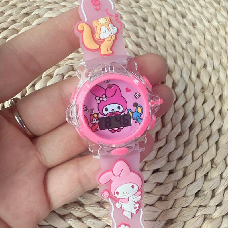 Music Cartoon Kulomie Yugui Dog 3D Silicone Strap Watch Children'S Electronic Music Watch