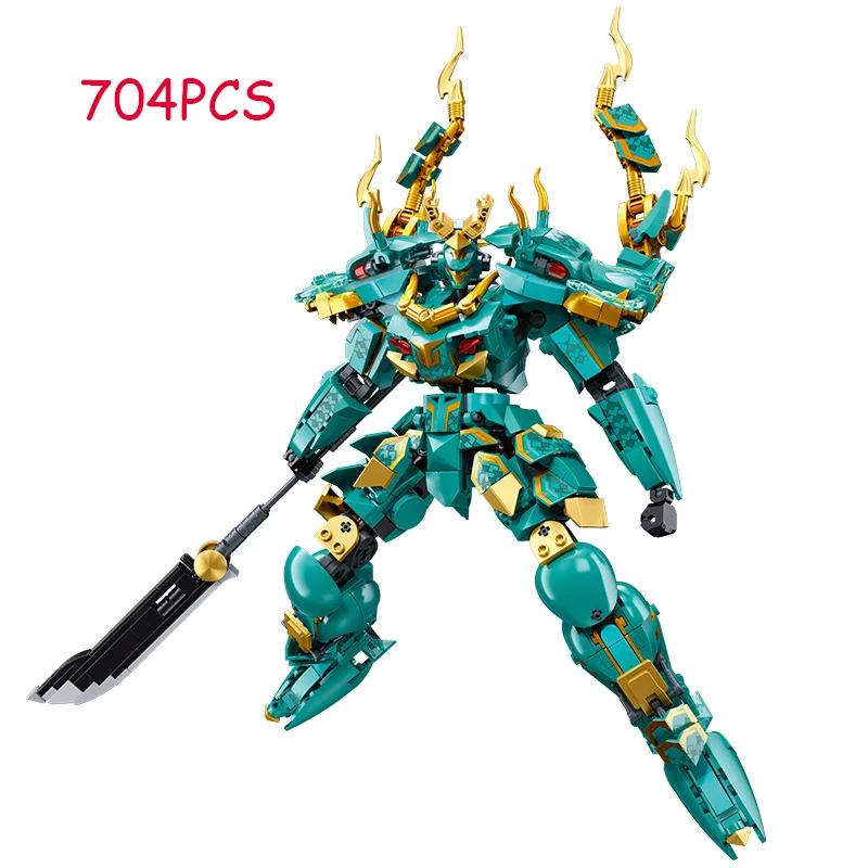 Mech Robot Model Building Blocks Toy Set Creativity Movies Action Figure Warrior DIY Assemble Bricks Toys for Children Gifts