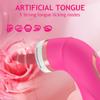 Tongue Licking Clitoris G Spot Vibrator Clitoral Sucker Nipple Stimulator For Women With 2 Sucking Cups Adult Sex Toys For Women