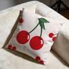 Cherry Cushion Cover Soft Decorative Pillow Case Suitable for Bedroom Sofa Car Travel Use