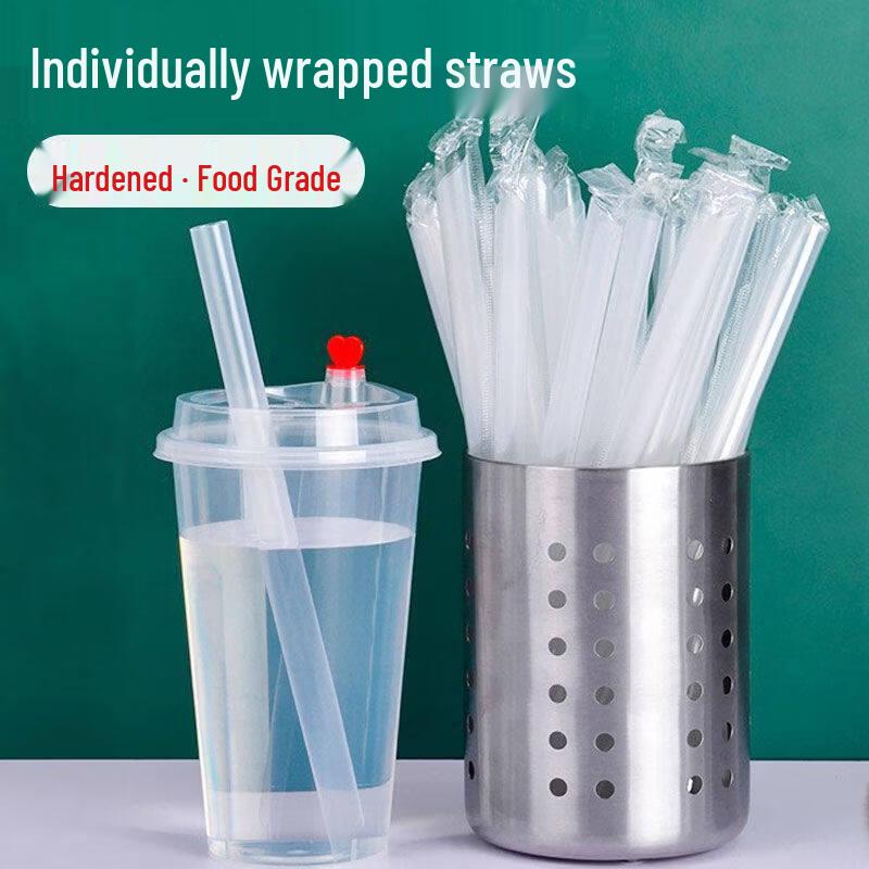 ZISIZ Disposable Thick Straight Straws