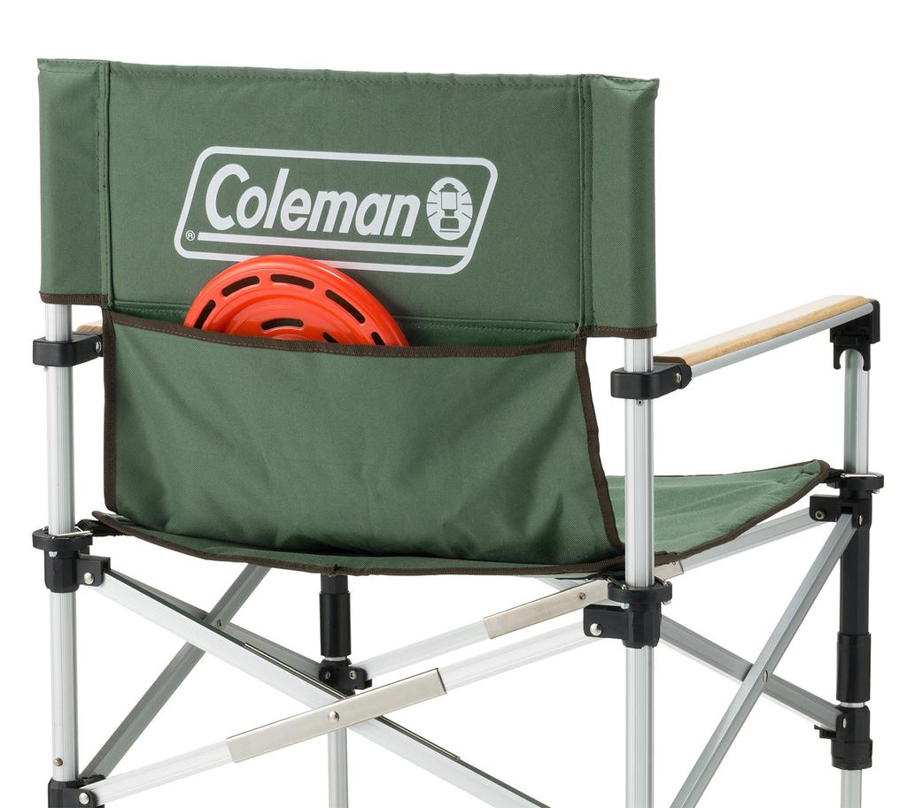 Coleman Chair Captain Chair Green Folding Storage Case Included 2000031281 Two-Way