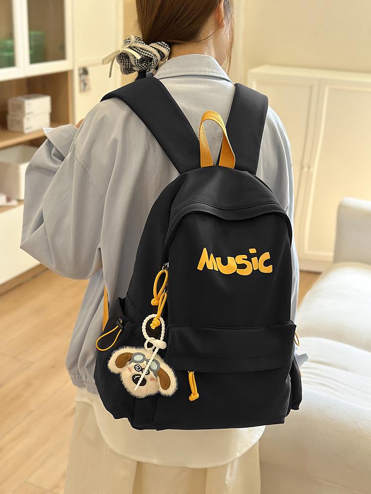 American High Street Large-Capacity Weight-Reducing Backpack for Middle School Boys and Girls