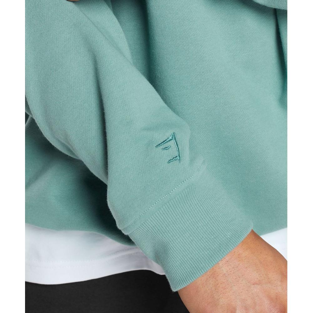 Gymshark Rest Day Essential Crew Duck Egg Blue A6a2l Ub9k