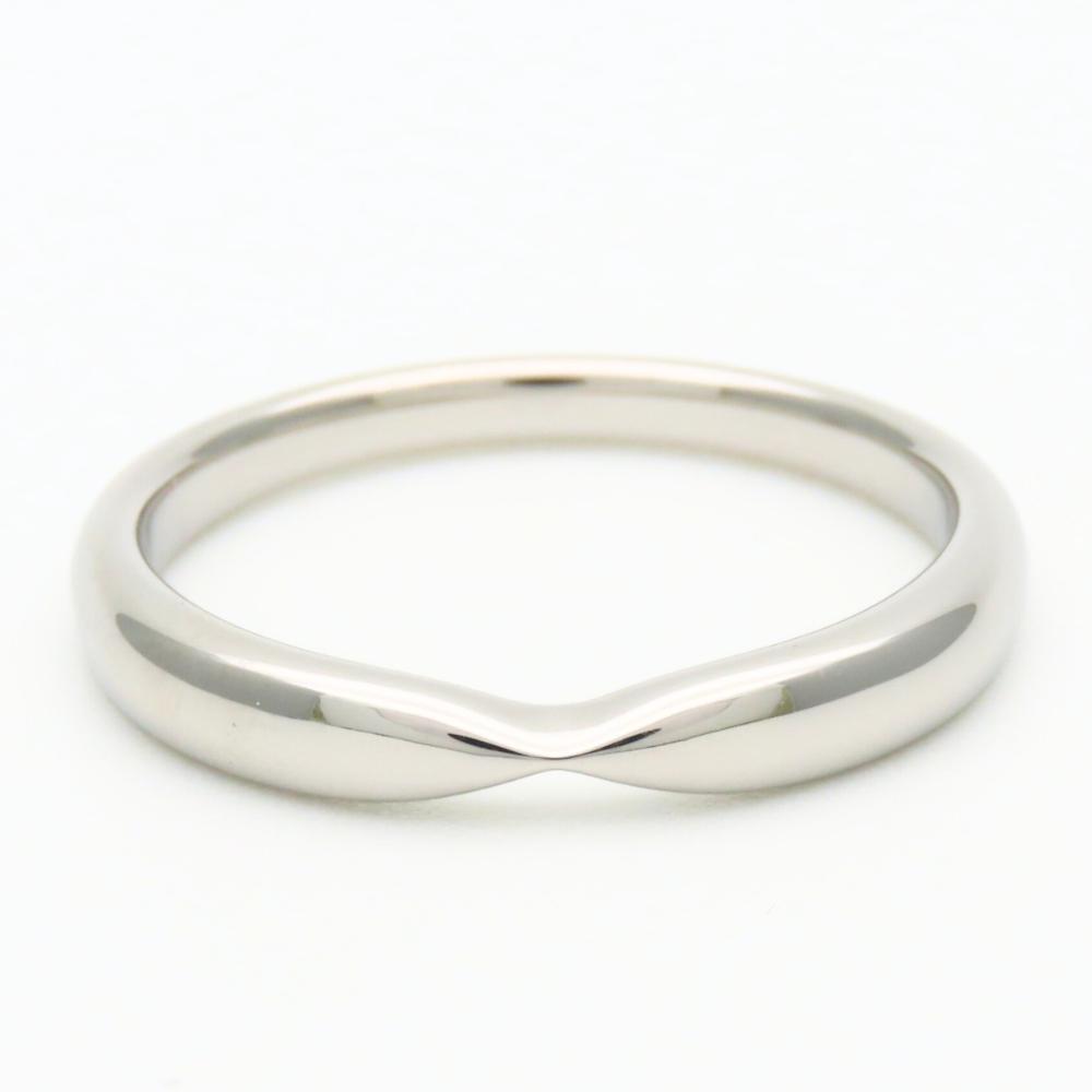 Used TIFFANY&Co. Ring Harmony Wedding Band EU#53.5 Pt950Platinum 4.8g Platinum jewelry