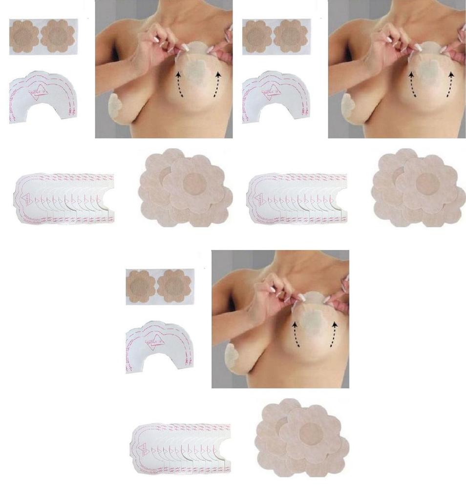 24pcs Invisible Breast Lift Tape And Nipple Pads For A B C D Cup Sizes For All Occasions