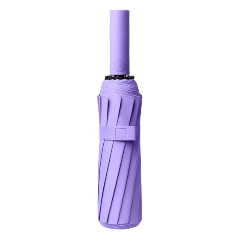 Auto Open/Close Umbrella with 60 Ribs for Comfortable Handle For Sun and Rain Multiple Purpose