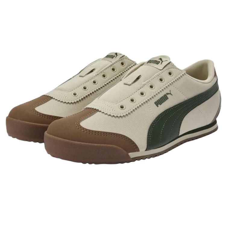 Puma Turino 2 Slip On Comfortable Versatile Low Top Training Shoes Unisex sneaker Off-White 408704-02