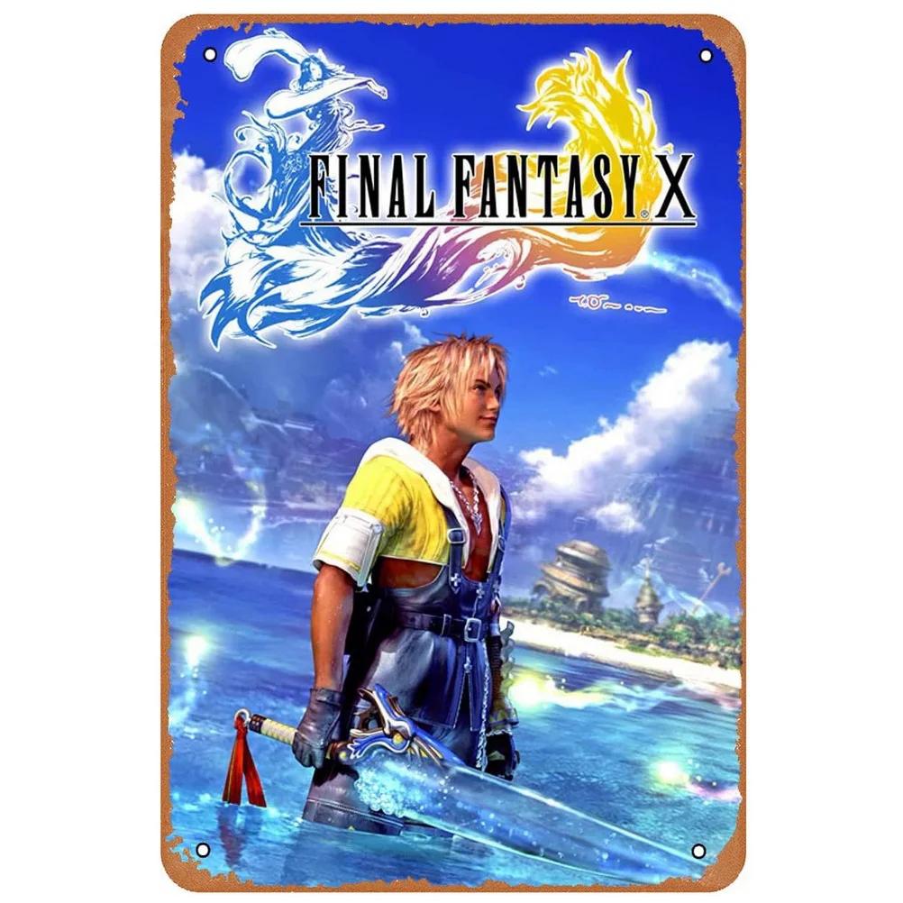 Metal Tin Signs Plaque Video Game Wall Decoration Vintage Art Posters Iron Painting for Man Cave Home Cafe Game Room Club Bar