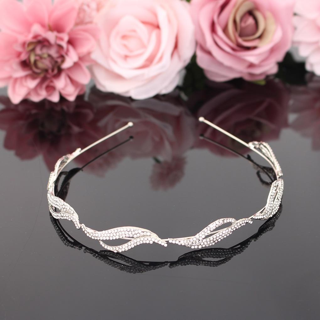 Women's Daily Tiara Hairband Cubic Headband Bridal Hair