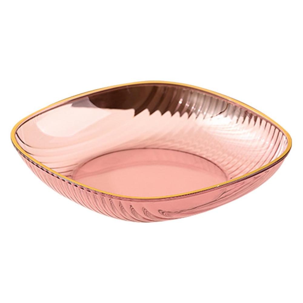 

Тарелка для закусок Прозрачная домашняя многофункциональная маленькая тарелка для торта Многоразовая гладкая тарелка для закусок Салаты Фруктовые чипсы Закуски Суши