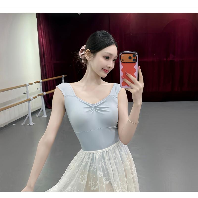Women Adult Ballet Leotard Gymnastics Yoga Jumpsuit Dance Practice Wear