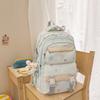 Schoolbag New Ins Style Niche Fresh Casual Cute Schoolbag Female Literature Junior High School Students High Value Fashion Backpack