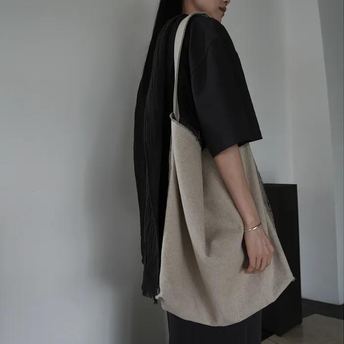Reversible Linen Bag