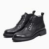 Men's Boots  Autumn and Winter New Style Men's High Top Shoes Mid Top Short Boots Height Increasing Mid Top Boots for Men