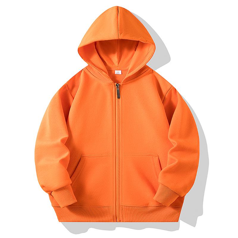Children's Zipper Hoodie Jacket - Boys & Girls Casual Sports Top for Spring and Autumn