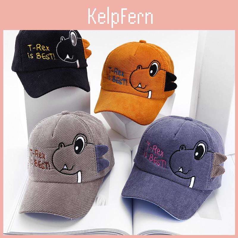 Dinosaur Baby Hat Cartoon Cute Kids Boy Girl Baseball Cap Spring Autumn Children Corduroy Adjustable Sun Protection Caps