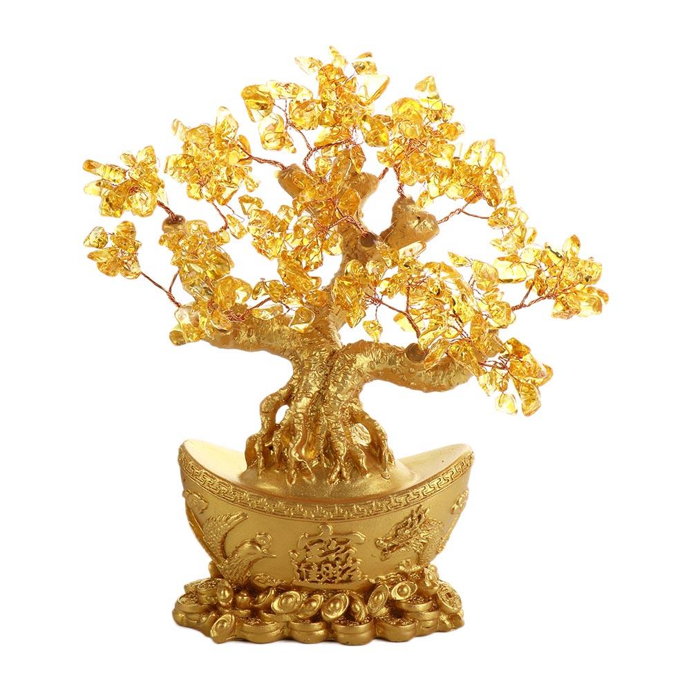 Wealth Good Fortune Home Decoration China Fengshui Decorative Articles Desktop Ornaments Fortune Tree Money Tree Ornaments