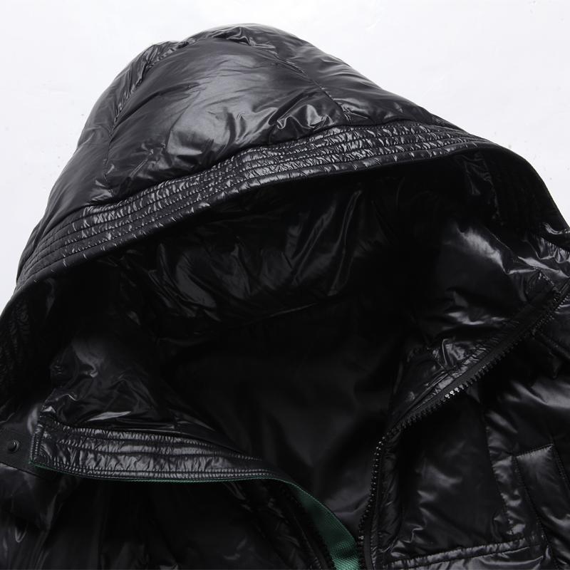 Unisex Winter Black Oversize Puffer Jacket For Men and Women High Quality  Fashion Thick Warm 90% White Duck Down Coat Hooded Parkas