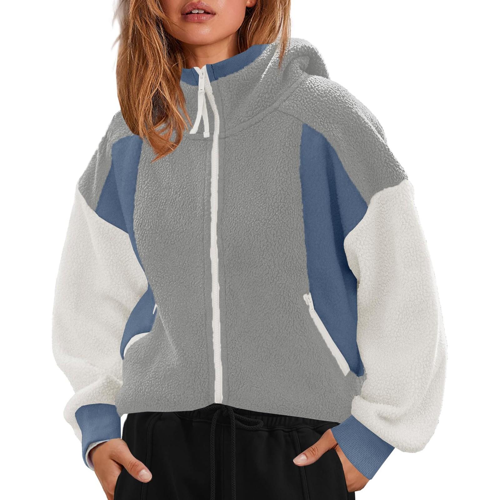 

Толстовки с капюшоном для женщин, свободные толстовки, куртки осень-зима M