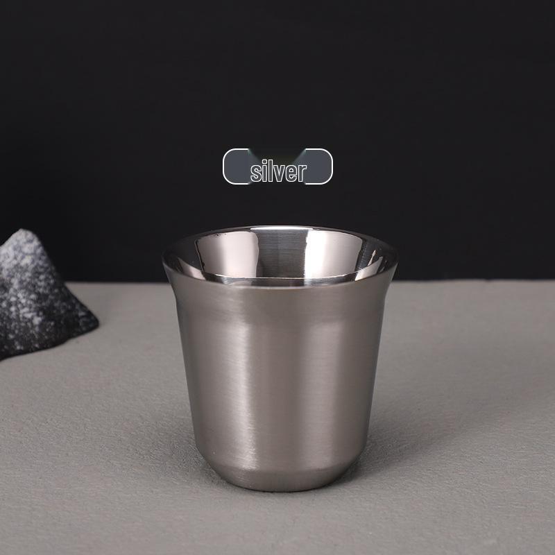 Tazza da Caffè Termica Mini a Doppia Parete in Acciaio Inossidabile 304 - Personalizzabile