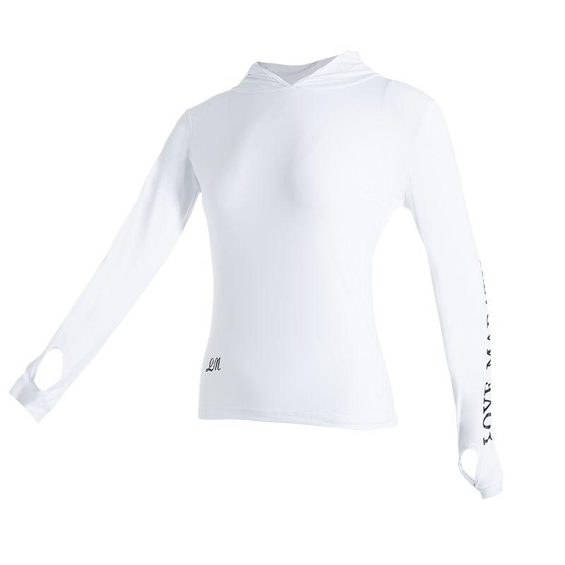 Long-sleeved Hooded Sports T-shirt Fitness Clothing Quick-drying Breathable Sunscreen Tops