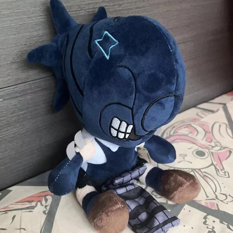 23cm Chainsaw Man Reze Verwandlungskörper Weiche Plüschfüllung Kuschelkissen Bettdekoration Begleitet Von Spielzeugfreund'S Urlaubsgeschenk black