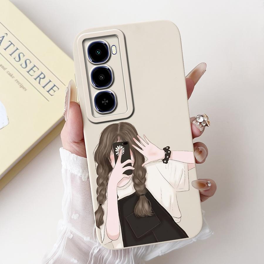 For Itel City 100 4G Phone Case Shell flower 2025 Painted Soft Silicone Proective Coque For Itel City100 Back Cover 6.75''