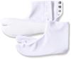 Fukusuke Tabi Warm Cotton 1 Size L To Japanese Size Socks, (Water-Repellent), Sole, Pair, White, (23.5cm-24.0cm) (Equivalent L)