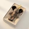 Cartoon Animal Plush Keychain 15Cm Soft Stuffed Toy Pendant For Bags  Keys Elephant, Tiger, Lion, Cat, Penguin, Monkey