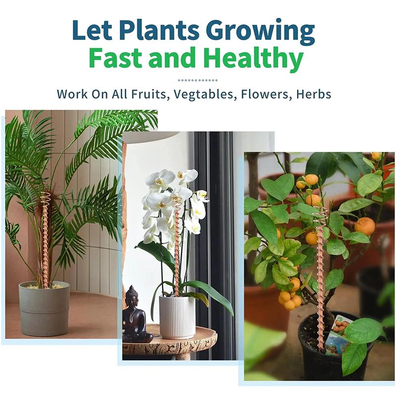 Confezione da 1/4 di Antenna da Giardinaggio in Rame per Elettrocoltura - Filo di Rame Puro, Picchetti da Giardino in Rame per Coltivare Piante (12 pollici)