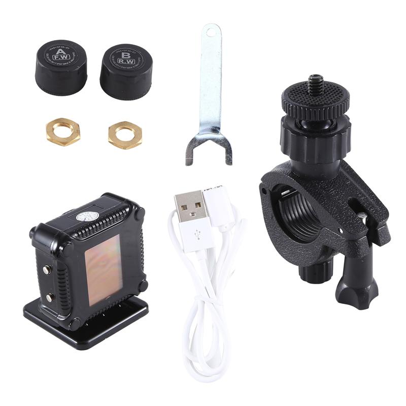 M8 Tire Pressure Monitor Sensor Tire Detection Motorcycle Supplies Replacement Parts Accessories Black M8