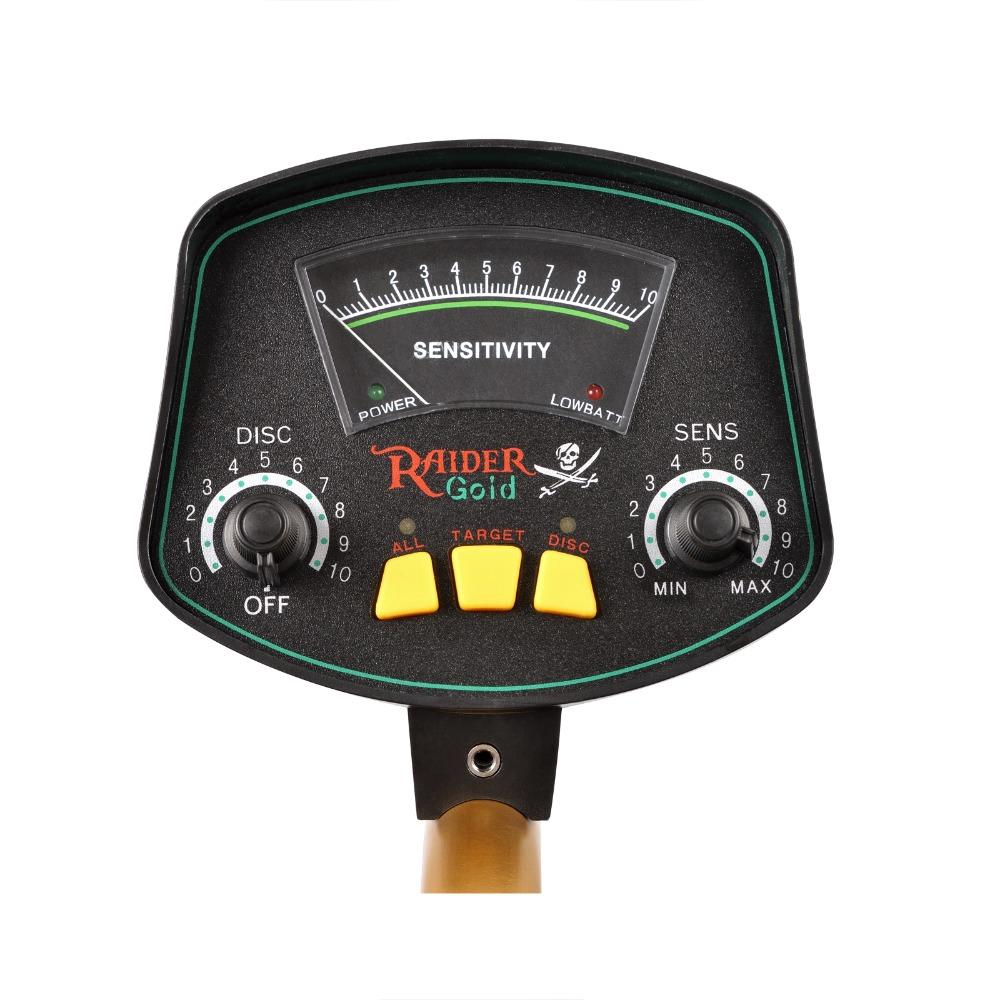 MD3009II Professional Underground Metal Detector Gold Ground Metal Detector Nugget High Sensitivity Sliver Finder Gold Gold & Black