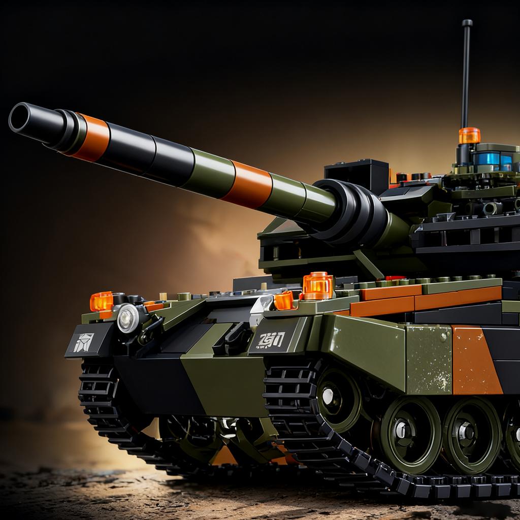 2026 NEW Military Building Blocks LEOPARD 2A6 TANK Set Educational Construction Toy