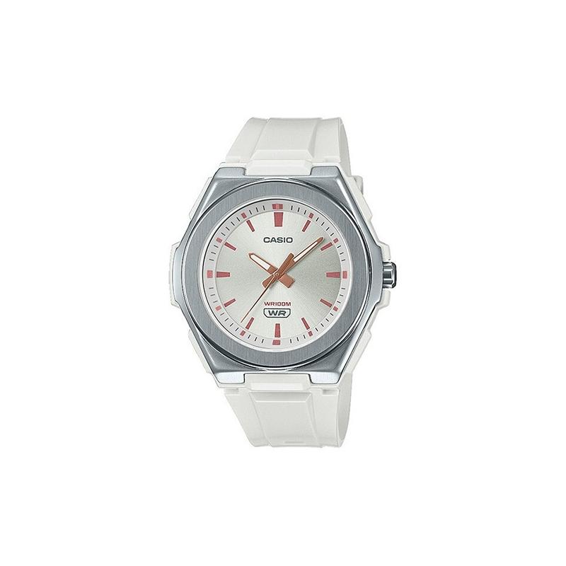

Casio YOUTH series - disc multi-function pointer, simple and fashionable, quartz movement, resin strap, Japanese and Korean watch, LWA-300H-7EVDF білий