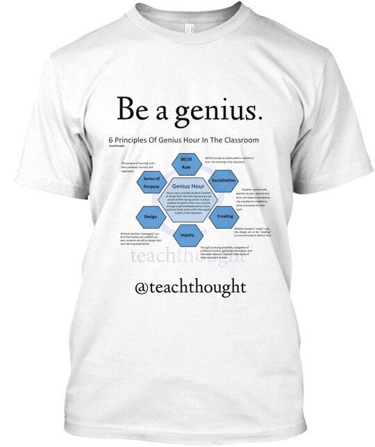 Be A Genius   T-Shirt Made in the USA Size S to 5XL 3XL