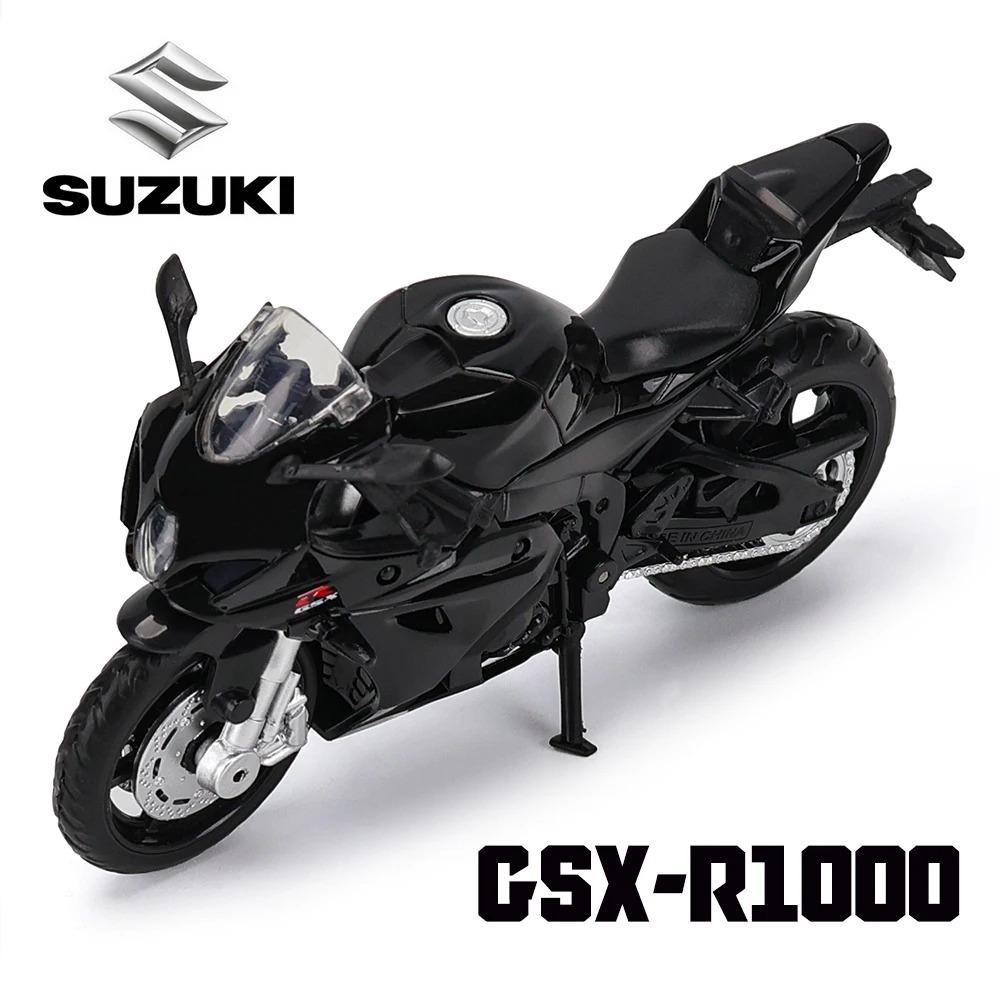 MSZ 1:18 Suzuki GSX-R1000 základní slitina tlakově litý model motocyklu, hračka dárek, statický model motocyklu z tlakově litého kovu
