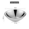 Wuhe 201 Stainless Steel Double-Layer Insulated Soup Bowl