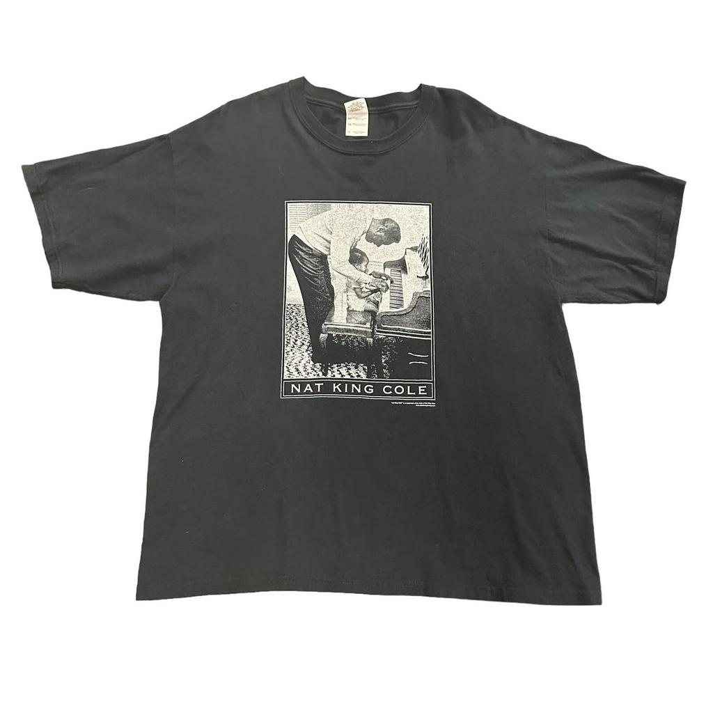 Vintage Nat King Cole Rare Jazz Pianist T-Shirt Adult