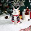 Christmas Dog Pajamas Classical Design Soft Dog Clothes with WE ARE FAMLY Jumpsuit Dog Costumes for Small Medium Puppy Dog Cat W