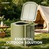 WC portable pliable pour camping, toilettes d'urgence pour voiture, camping-car et voyages en plein air
