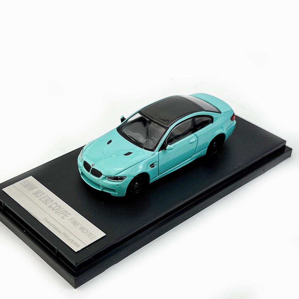 

FINE MODEL 1:64 BMW M3 E92 Simulation Die Casting Alloy Car Model Collection Desktop Ornament Boy Toy Birthday Gift