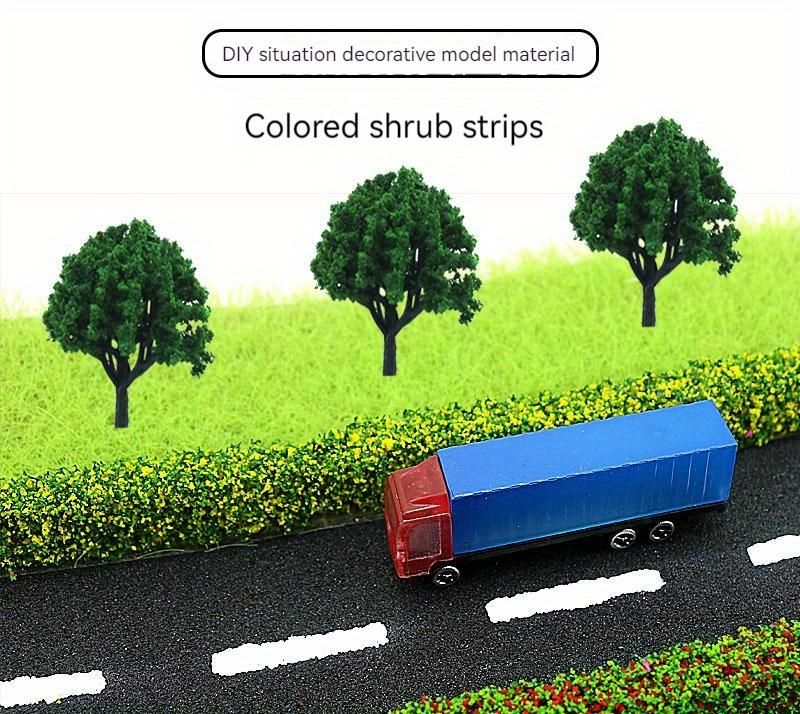 Miniature Shrub Strips Static Shrub Vegetation Groups Bush Model Static Scenery Model Aritificial Plants For DIY Building Model