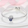 Charms Plata Originales Blue Evil Eye Beads For Charms Copper Trendy Bracelet Beads Jewellery Producing Women'S Gift